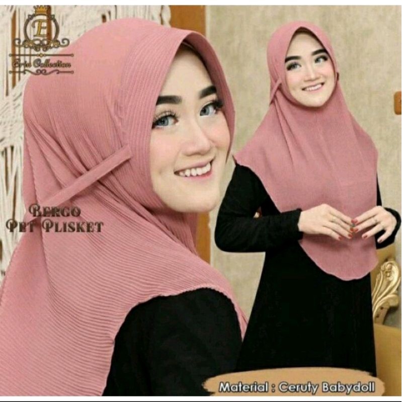 JILBAB (BERGO) PET PLISKET TERLARIS
