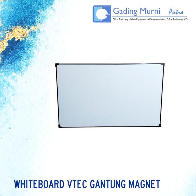

\\\\\] Papan tulis Whiteboard VTec Magnet Gantung Tempel
