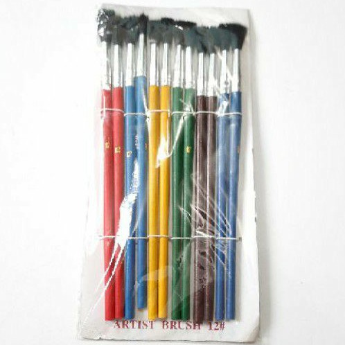 

Kuas Cat Air Nomor 12 / Kuas Lukis Harga Per Lusin (E5160)