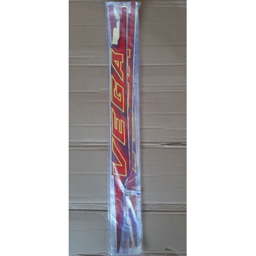STIKER STRIPING LES BODY MOTOR YAMAHA VEGA LAMA HITAM UNGU MERAH