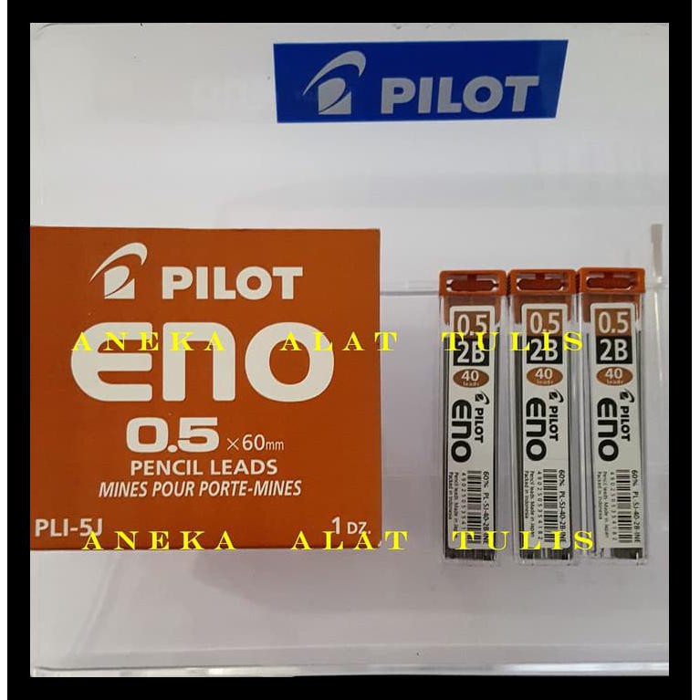 

Murmer Pilot Pencil Leads 0.5 Mm 2B / Isi Pensil 40 Buah Pli-5J Barang Bagus