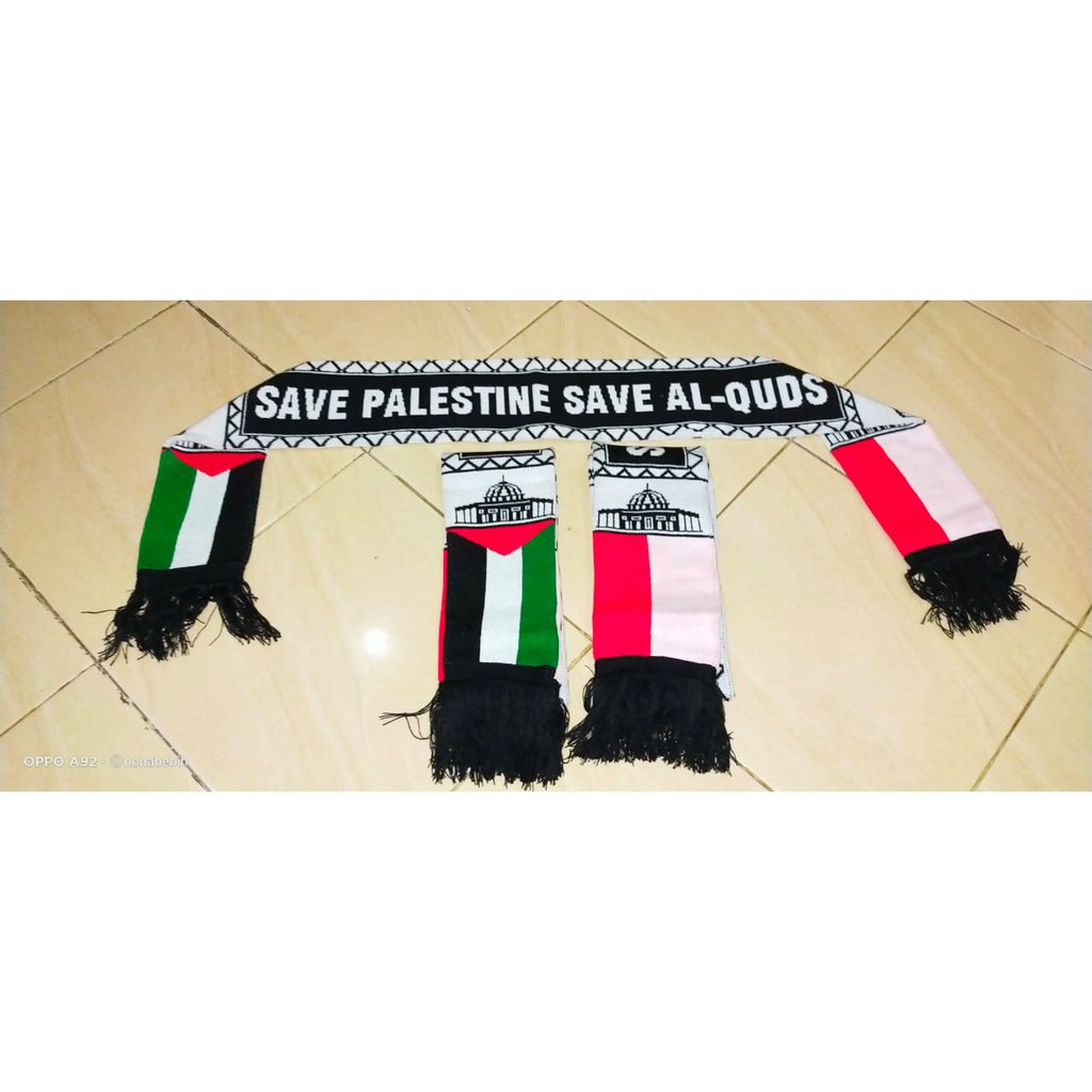 SYAL RAJUT PALESTINA-SYAL PALESTINA INDONESIA-SYALL RAJUT LEMBUT DAN TEBAL