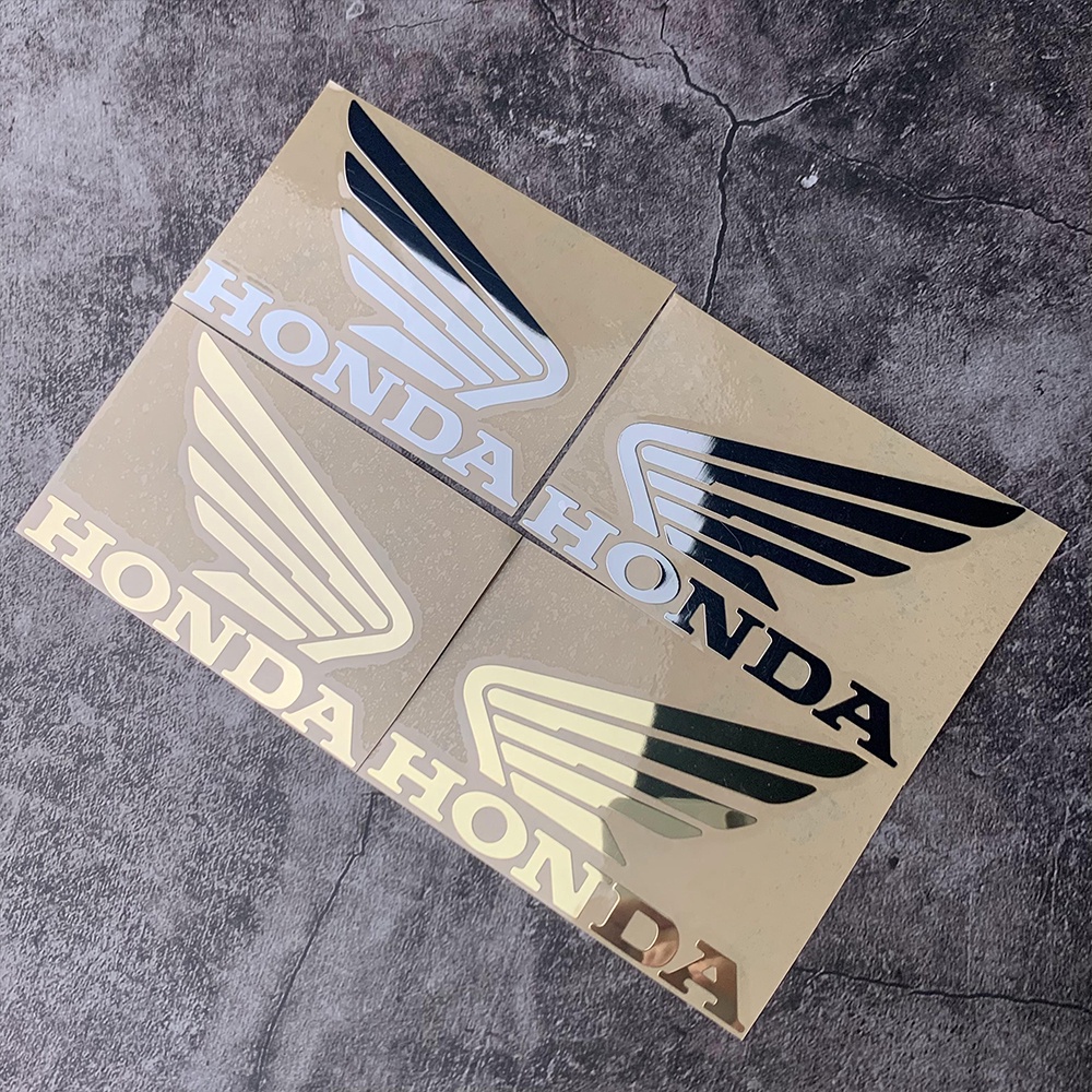 Stiker Sepeda Motor Honda Stiker Logam Nikel Murni Aksesoris Modifikasi Sepeda Motor Untuk CBR CB PCX Series