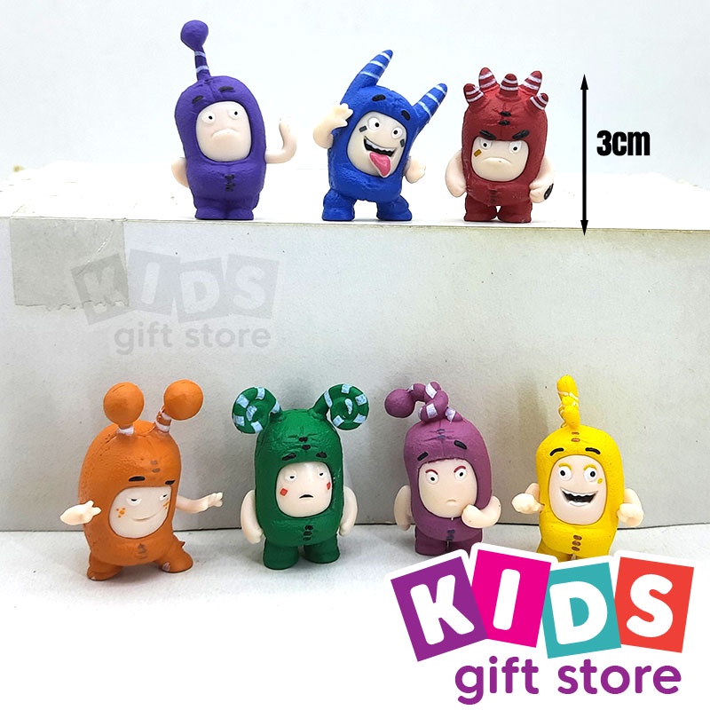 OddBods Small 7pcs Set Figure - Mainan Figur