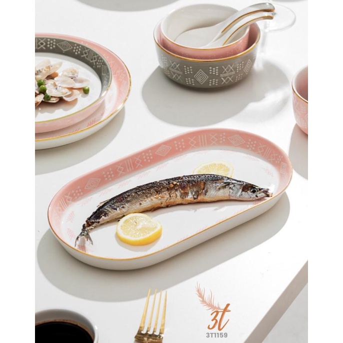 Sahara ceramic tableware / Piring set / Mangkok / Keramik