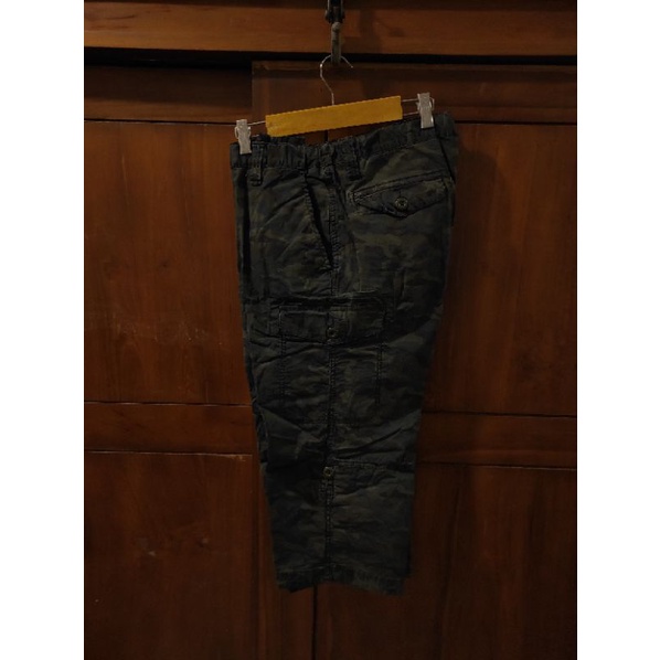 CELANA CARGO PENDEK PRIA 3/4 UNIQLO ORIGINAL