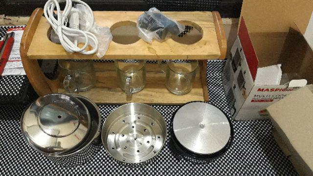 Panci Listrik Alat Masak Serbaguna Maspion Mec-1750 Multi Cooker Pan