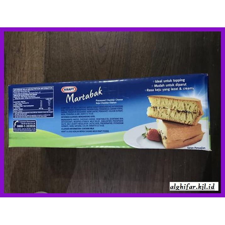 

Ujekujek- Keju Cheddar Cheese Kraft Martabak 2Kg -Original.