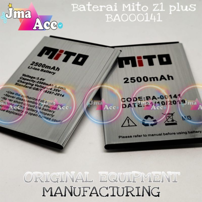 Baterai Mito Z1 plus/ba000141/battery/ baterai/batre hp