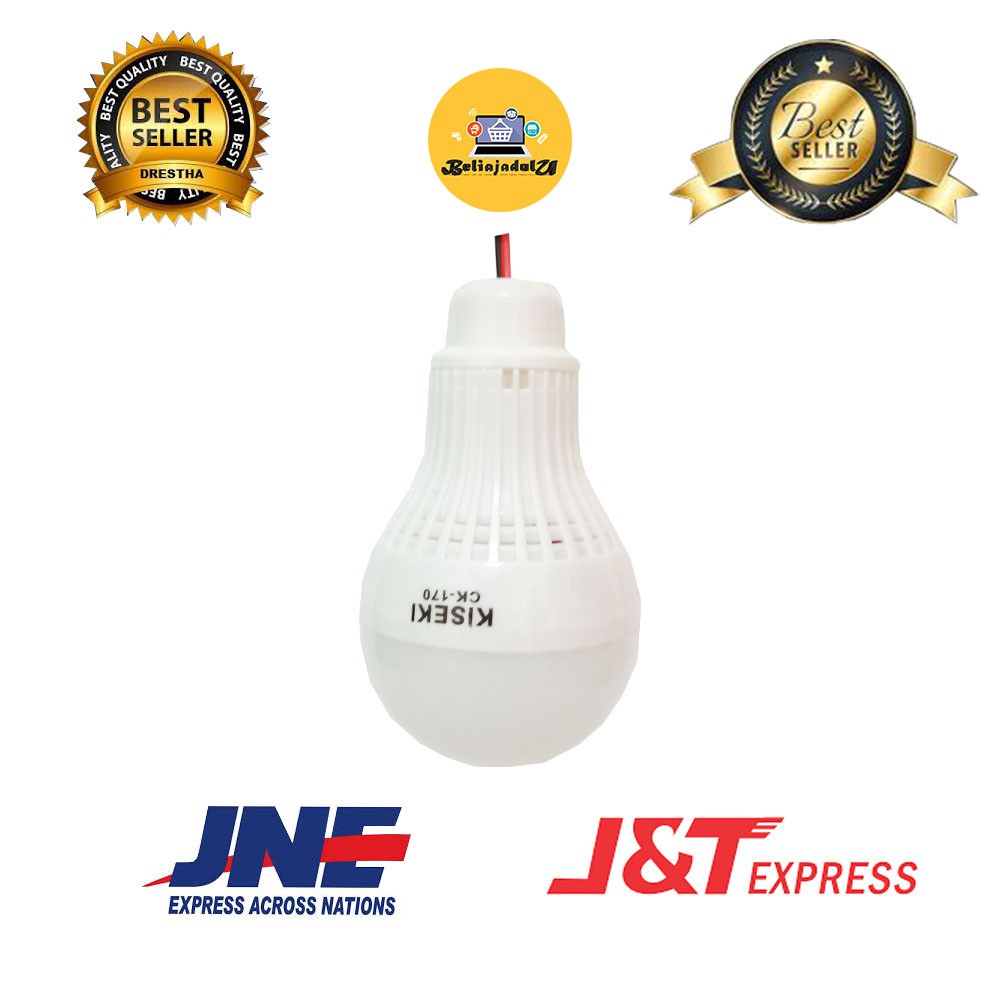 Beliajadulu88 Lampu led aki DC jepit 7W KISEKI CK-170