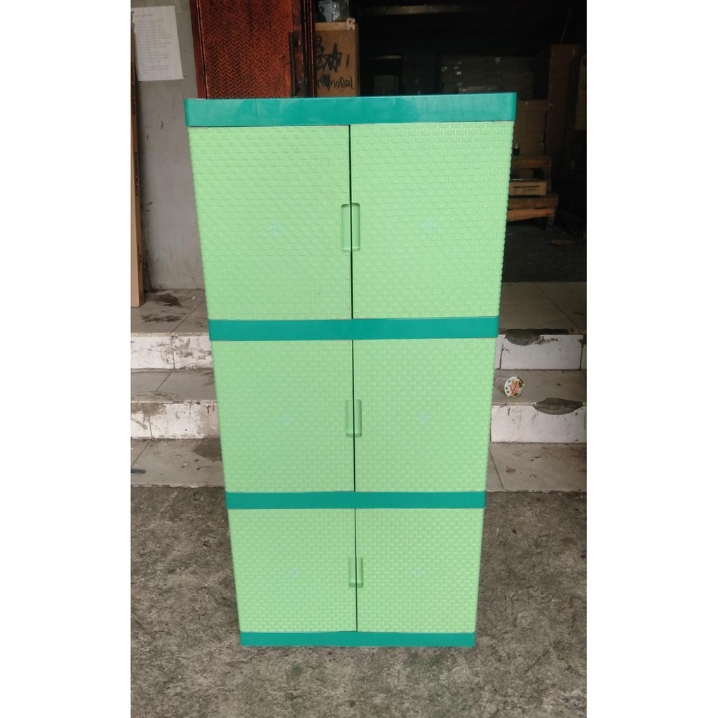 LEMARI SUSUN/LEMARI PAKAIAN PLASTIK/RAK PAKAIAN MINI MULTI 2,3,4,5 SUSUN
