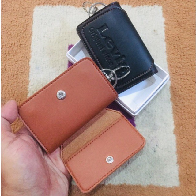 dompet kunci kendaraan kulit sintetis lokal model susun #dompet #dompetkunci #tempatkunci #keyholder