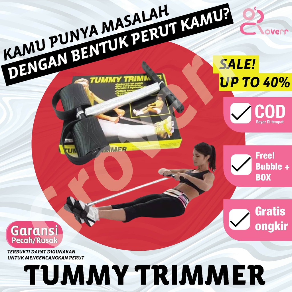 Alat Fitnes Gym Olahraga Rumah Pengencang Pengecil Perut Sixpack Sit Up Tummy Trimmer Pembakar Lemak