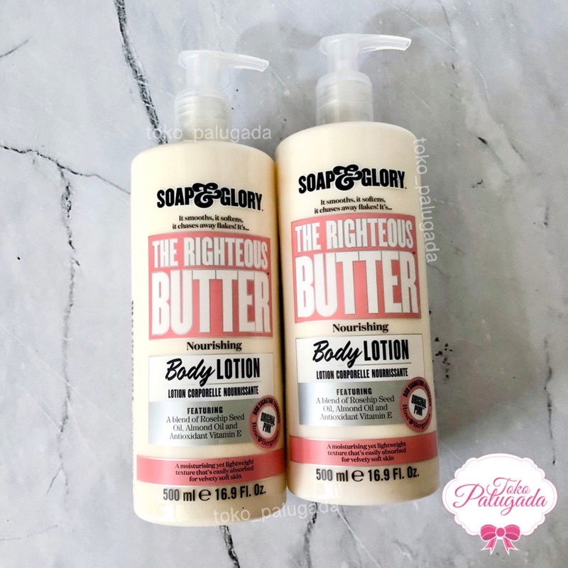 [BISA COD] Soap &amp; Glory The Righteous Butter Body Lotion 500ml