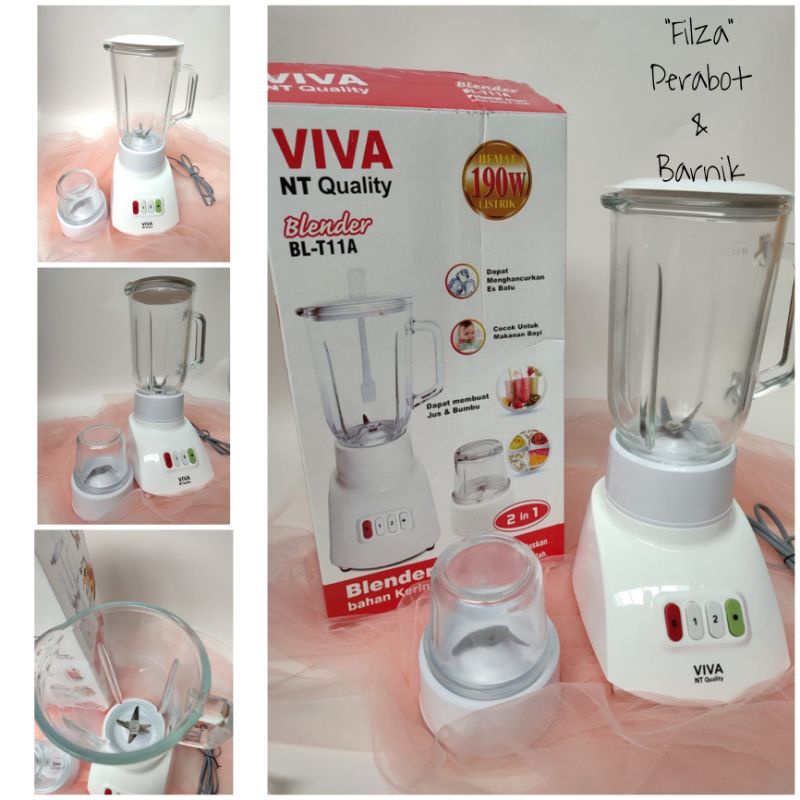 Blender VIVA National Quality 2in1 / Blender Jus National 6 Mata Pisau / Blender