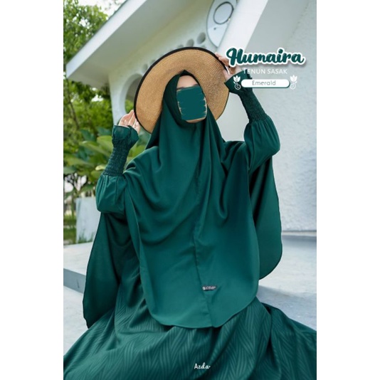 Ready Humaira Ied Series set Original by Azda Gamis Syari Dress