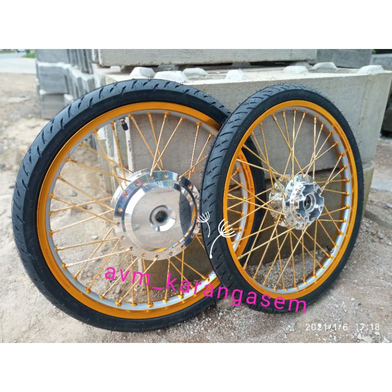 sepaket velg jari beat scoopy genio vario velg jinfei twotone mio vario 125 vario 150