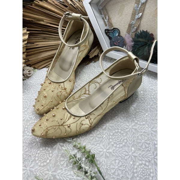 sepatu wanita cantik rafaizoutfit calia purie gold tinggi 3cm tahu