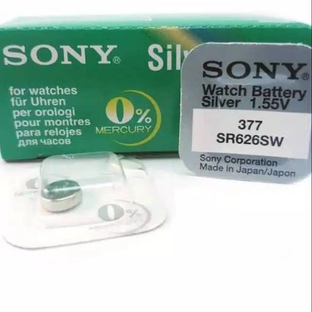 Batu batre sony 377 SR626SW baterai jam tangan sony