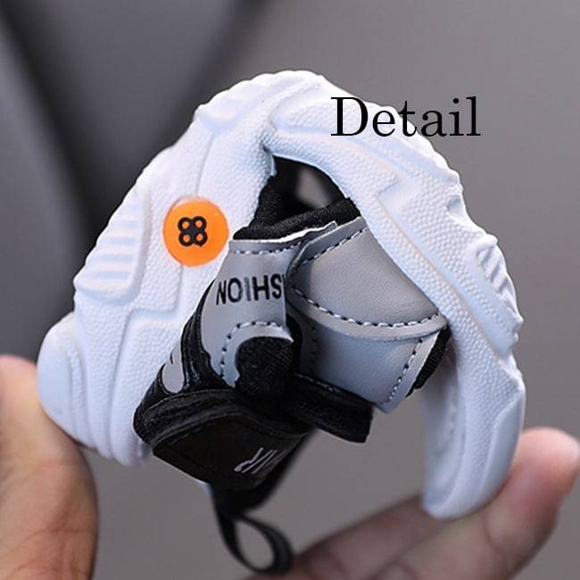 SEPATU SANDAL ANAK BALITA COWOK CEWEK UNISEX SPT146A SEPATU SANDAL IMPOR BERKUALITAS PUTIH HITAM