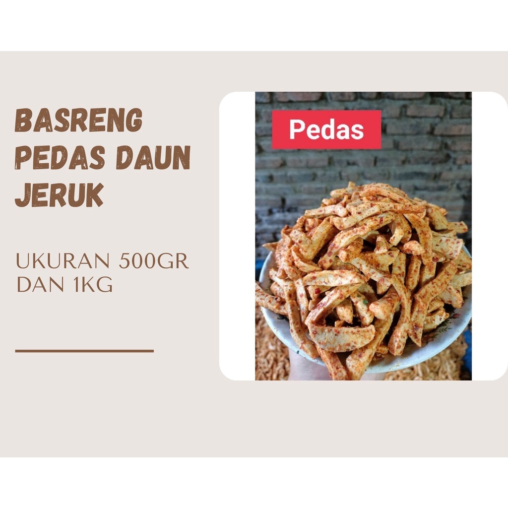 

VIRAL - COD ❤️ Basreng kiloan snack lebaran / bakso goreng pedas jeruk 500gr dan 1kg / Basreng stik kerupuk pedas camilan hari raya / Basreng pdc pedas mantap keripik Baso goreng ikan