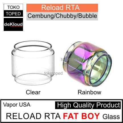 Fat Boy Reload RTA Replacement Glass | kaca cembung bubble