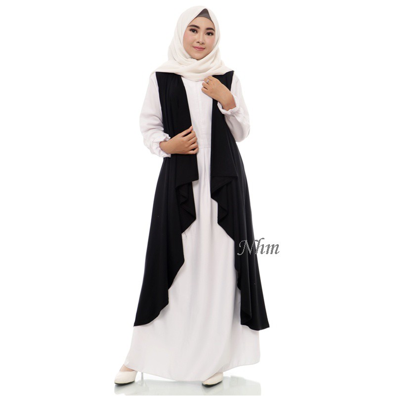 Cardigan Tunik Vania LB , Outwear muslim wanita , Cardigan Muslim