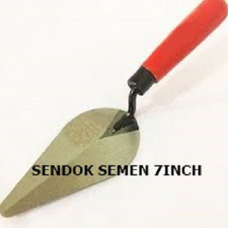 SENDOK SEMEN 7&quot; STAINLEES STEEL GAGANG KAYU