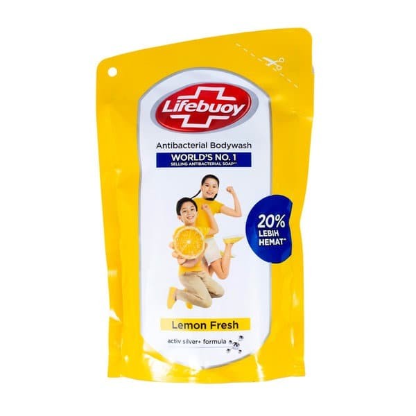 

LIFEBUOY BODY WASH LEMON FRESH 250ML POUCH - SABUN MANDI CAIR REFILL