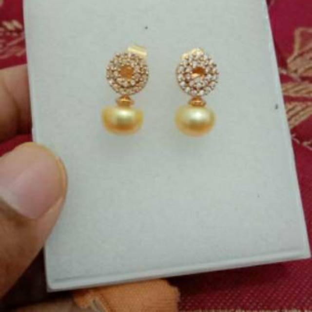 Giwang mutiara asli lombok