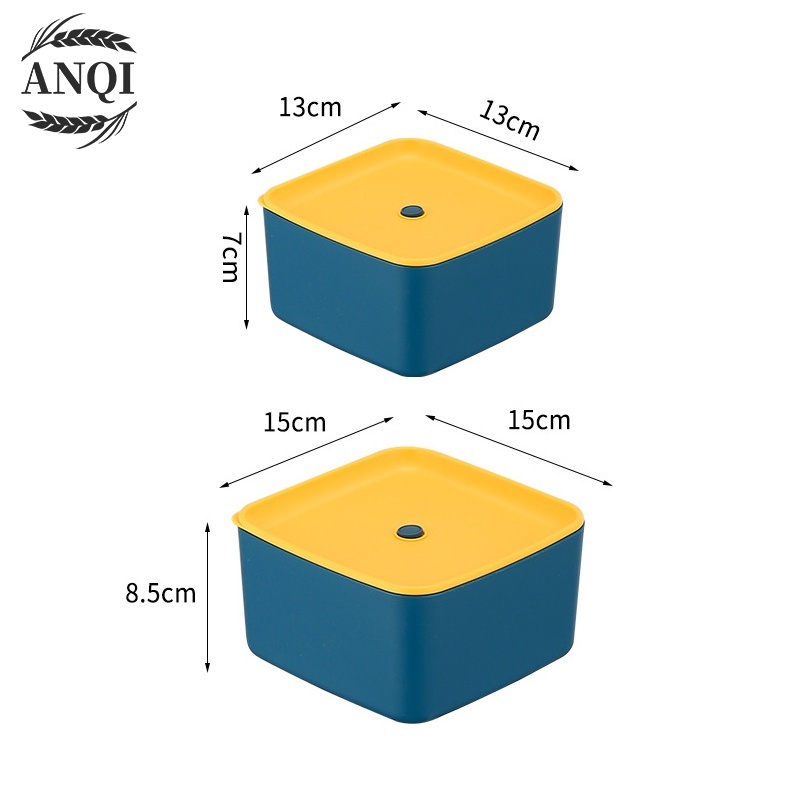 ANQI 1888 Lunch Box Set Kotak Makan Kotak Bekal Single/2 IN 1 Kapasitas Besar VS-94