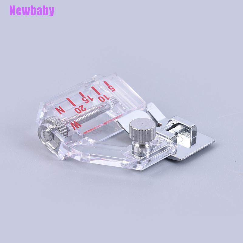 (Newbaby) Bias Binder Foot Snap-on Adjustable Untuk Mesin Jahit