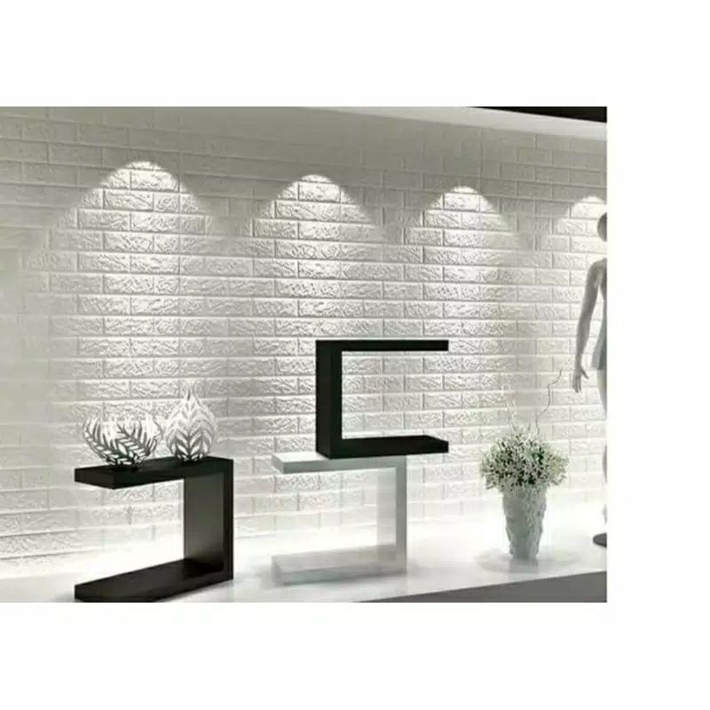 *WALLPAPER 3D bata putih*