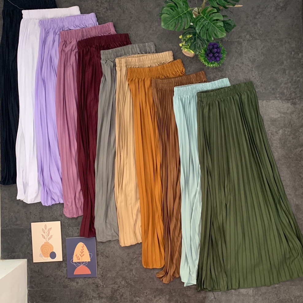 ROK PLISKET PREMIUM / ROK PLISKET PREMIUM / ROK PANJANG / PLISKET /  ROK