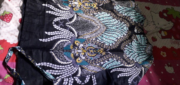 Batik Couple Keluarga Sania Ruffle Ori Ndoro Jowi Dnt Motif Madu