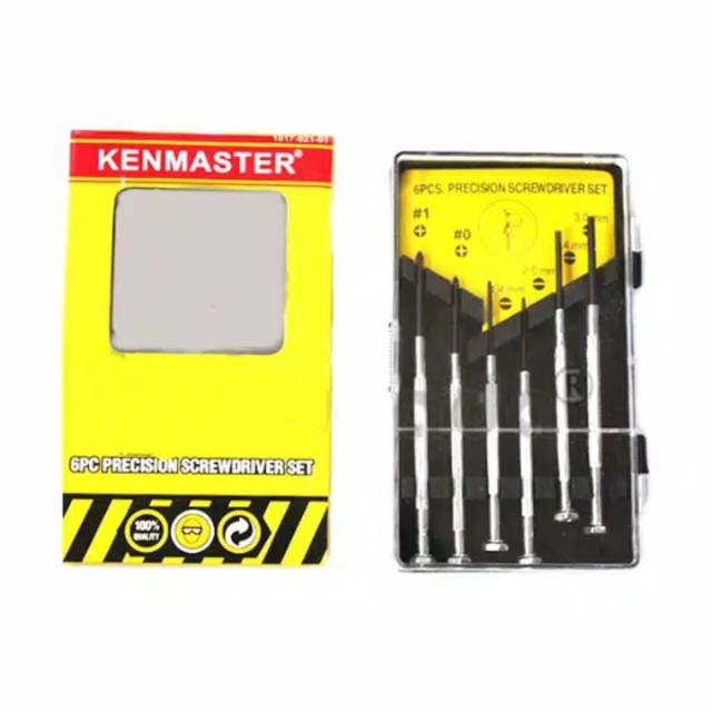 KENMASTER Obeng Jam Set 6 Pcs