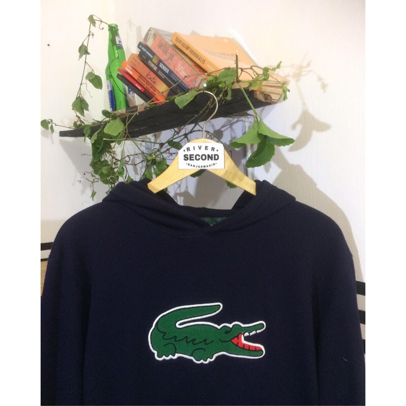 Hoodie Lacoste Second / jaket lacoste second original / crewneck lacoste