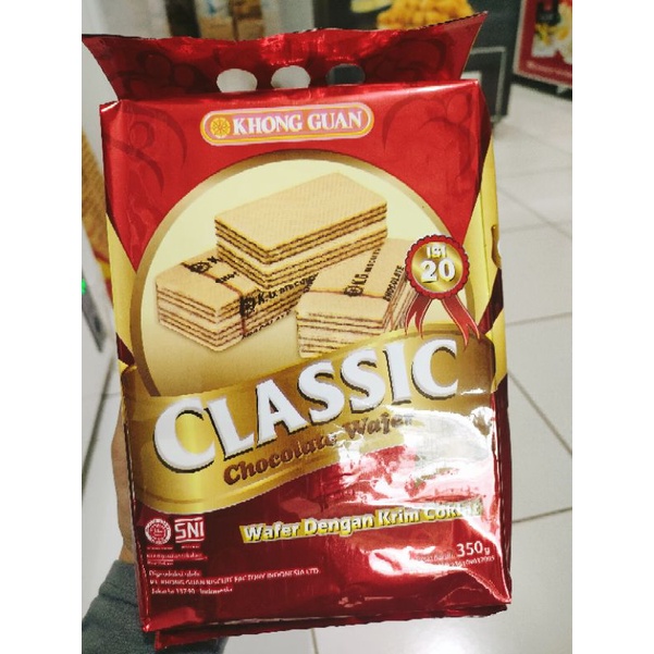 

Khong Guan Wafer coklat Clasic 350grm