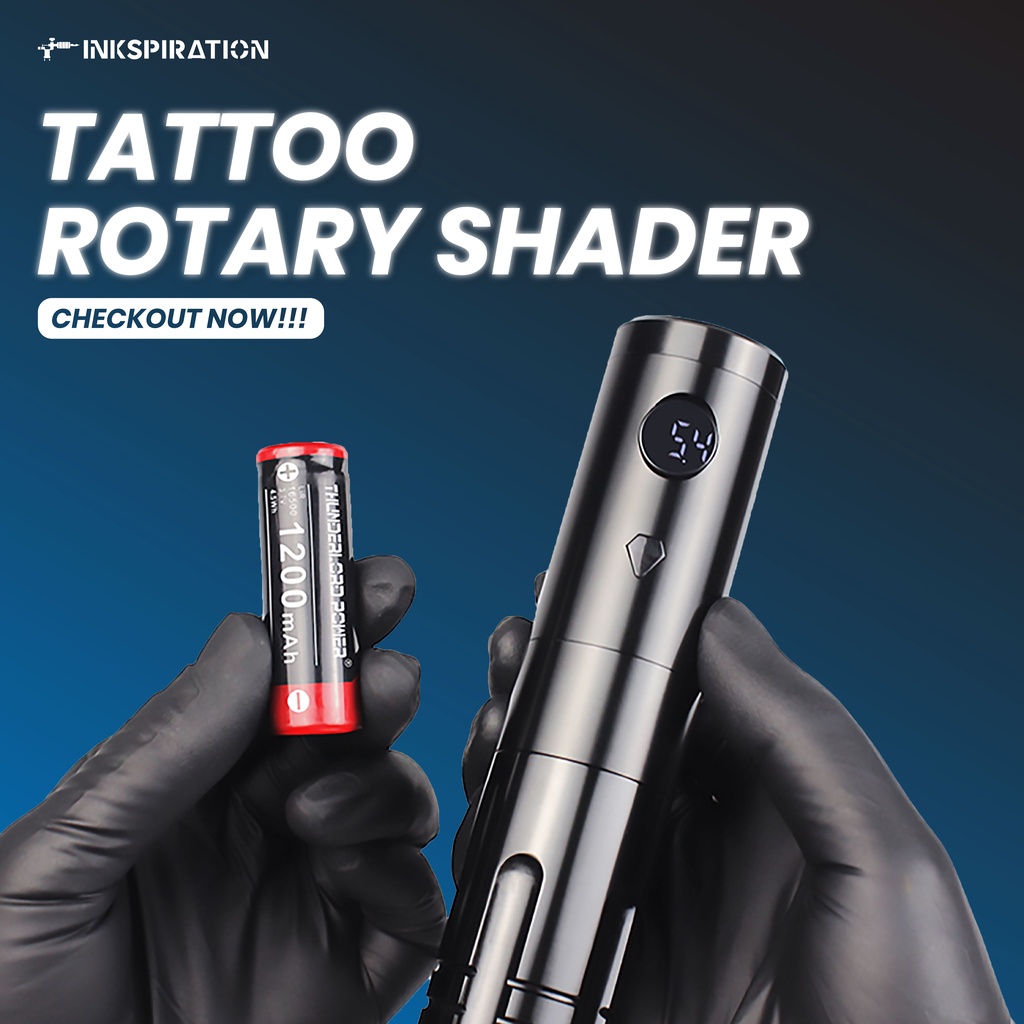 MESIN TATTOO LINER SHADER PREMIUM WIRELESS PEN DIGITAL