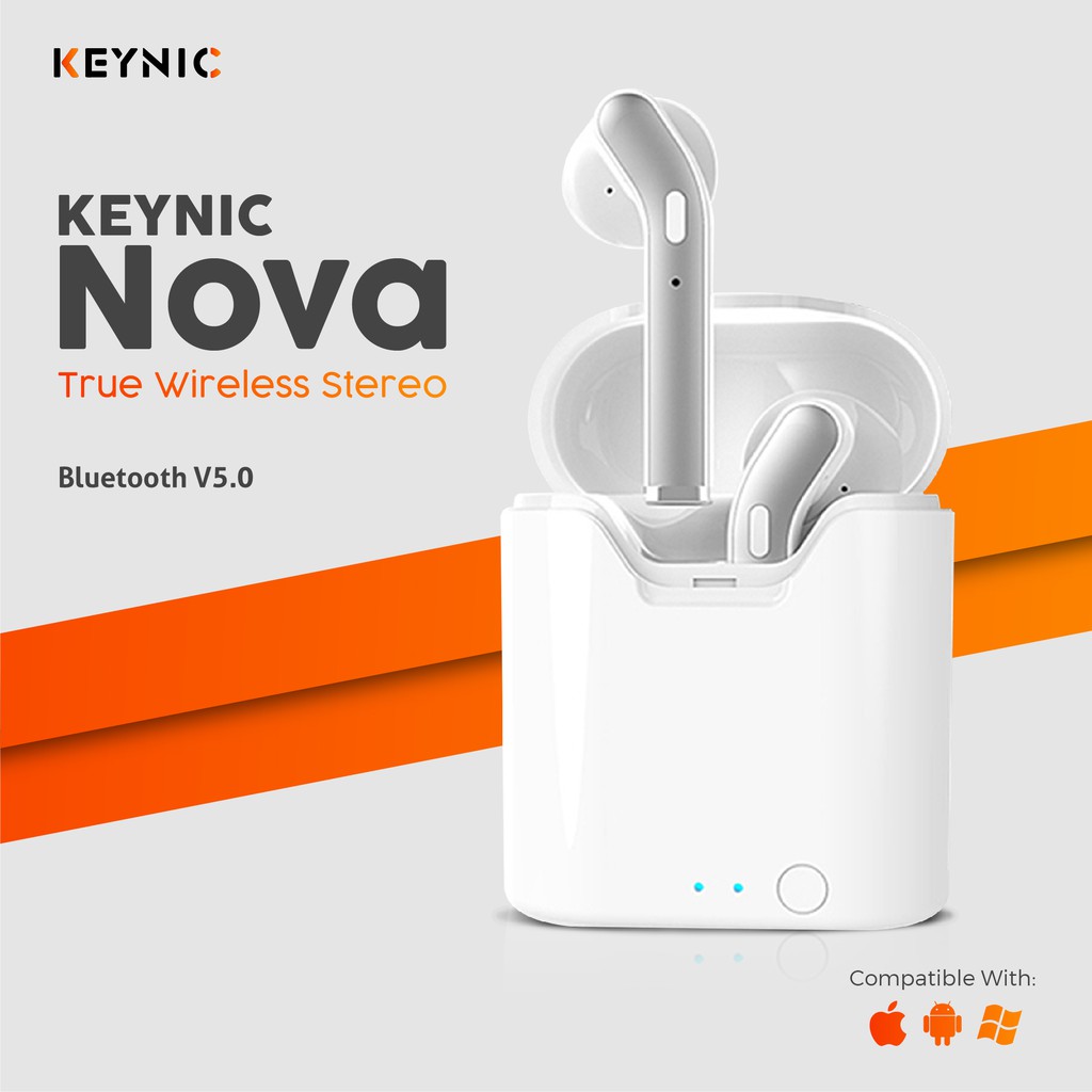 Keynic NOVA true wireless stereo bluetooth earphones GARANSI 1 TAHUN