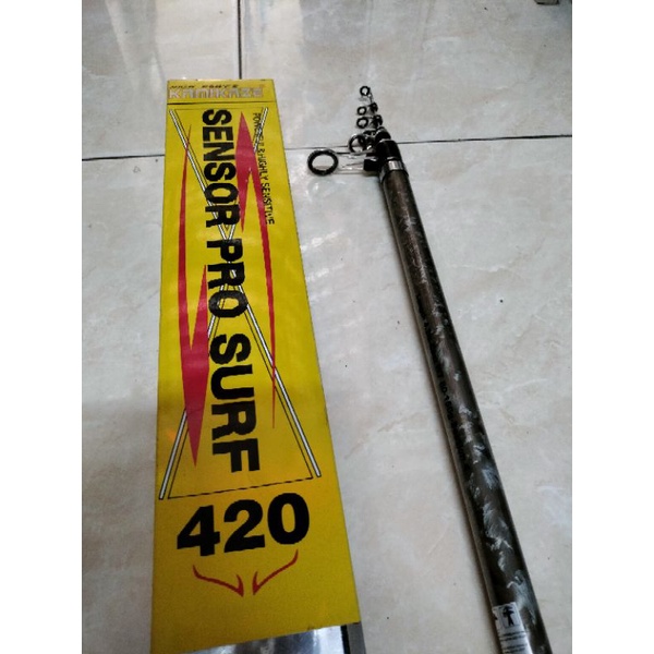 stik joran kamikaze sensor pro surf 390,420cm