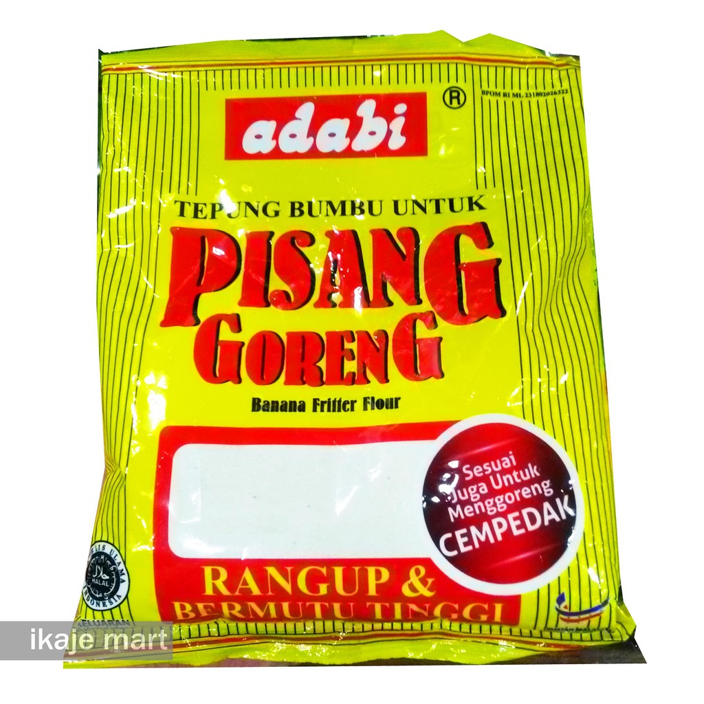 

Adabi Tepung Pisang Goreng Crispy 250gr