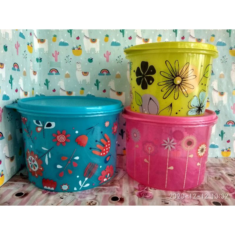 toples Daisy canister set Tupperware(1set)