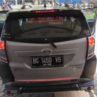 spoiler toyota calya  daihatsu sigra trd plastic dengan 