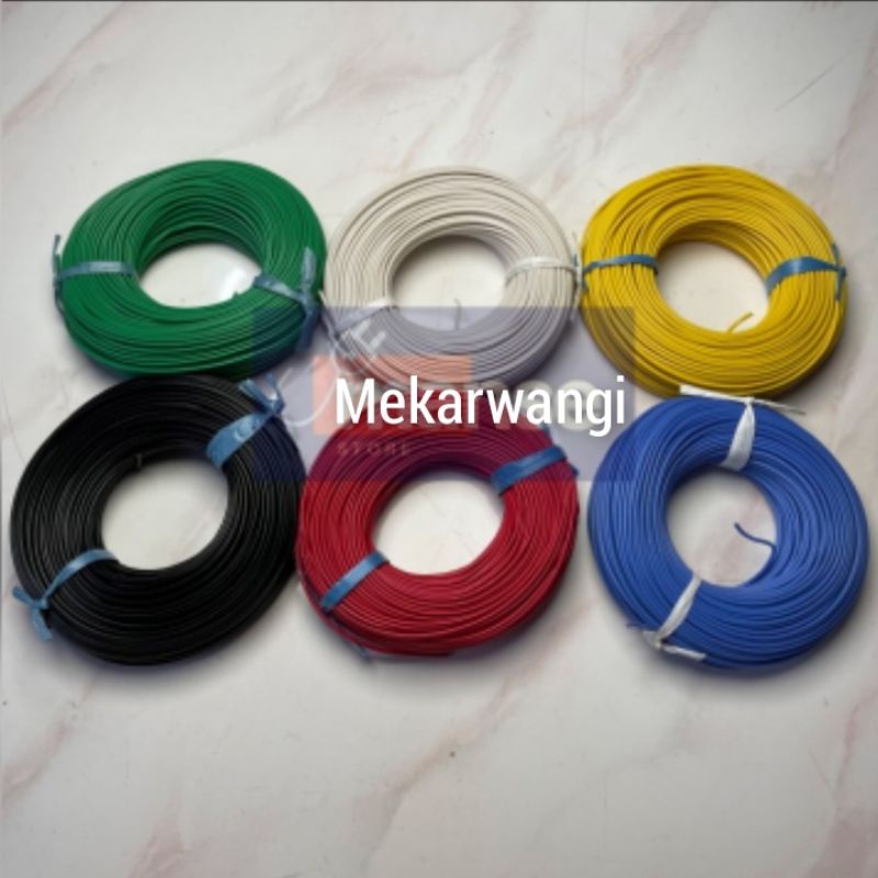 kabel 1x20 0,12 50m warna premium