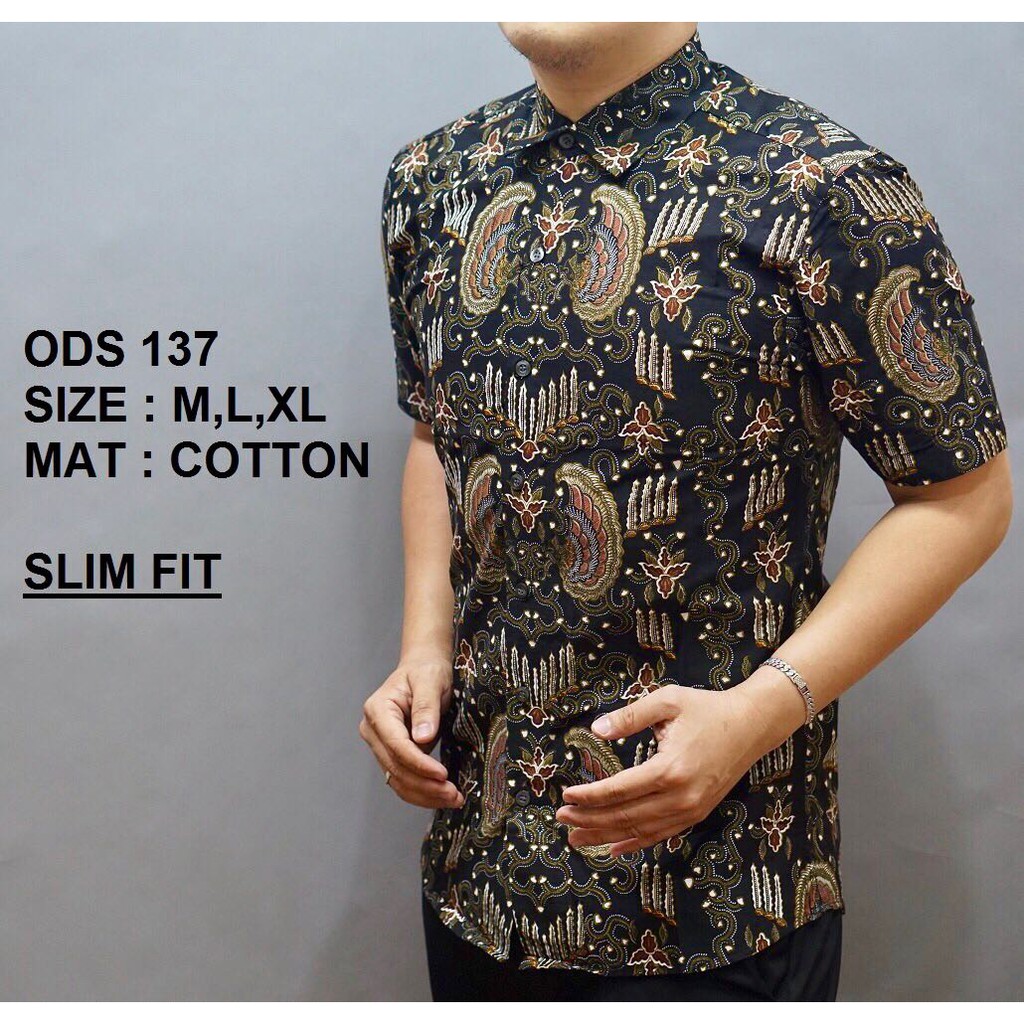 Baju Kemeja Batik Slimfit ODS137