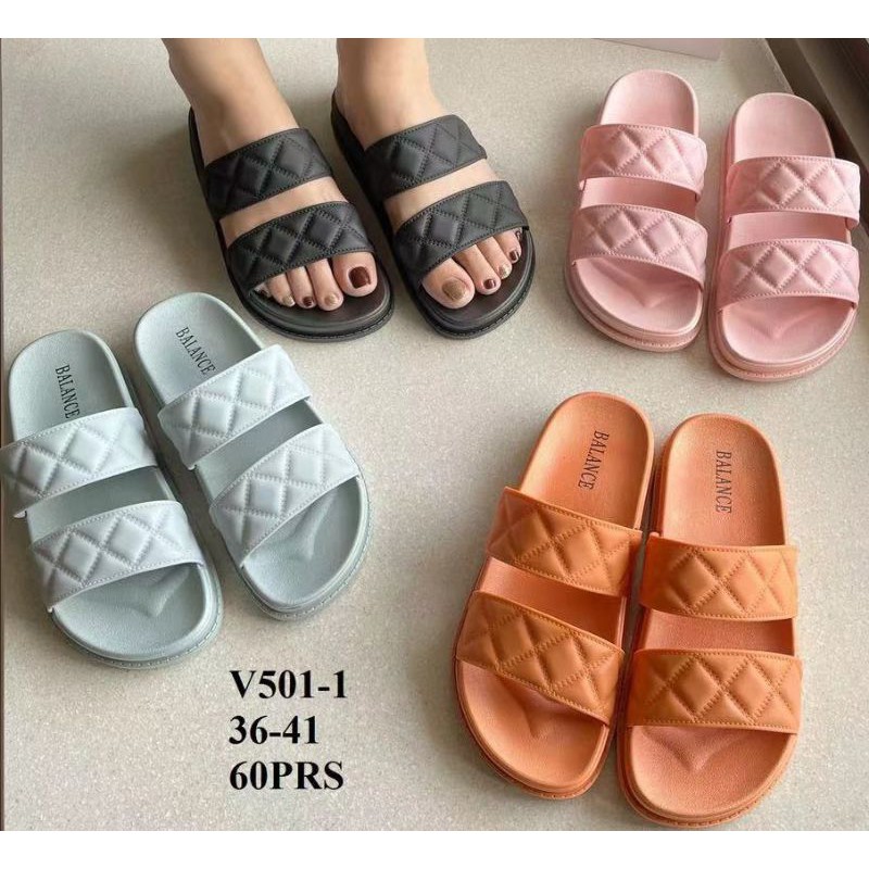 Sandal Tali 2 Ban Pinel Rubik Import Code V501