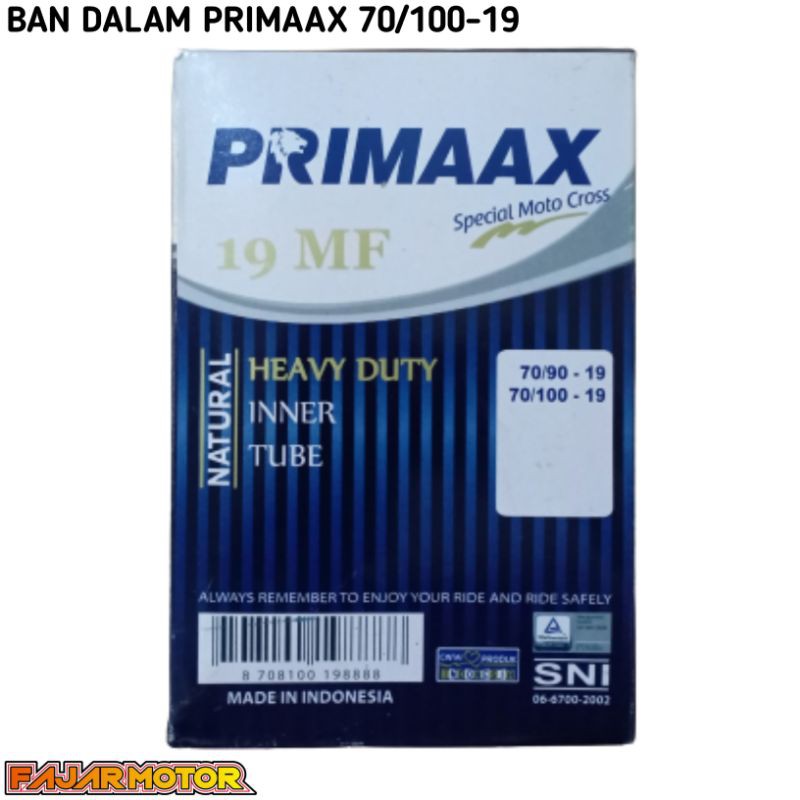 PRIMAAX BAN DALAM 70/100 RING 19
