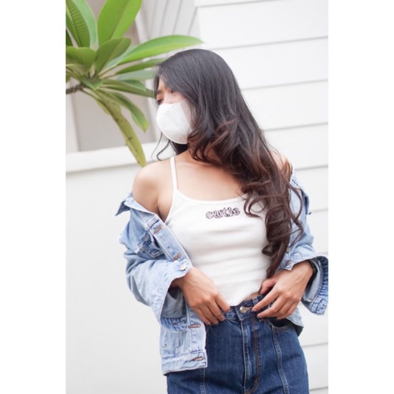 Forever21 cutie tank - ribbed tank , crop top