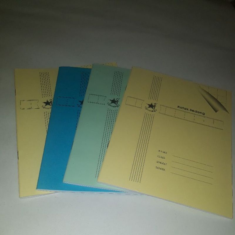 

Buku kotak sedang / buku tulis mandarin